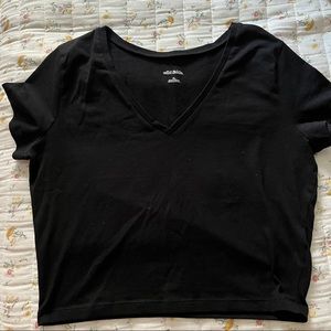 Black Crop Top